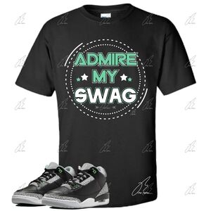 Jordan 3 Green Glow Matching Shirt,Swag Unisex Graphic Tee,Best Gift,Mens